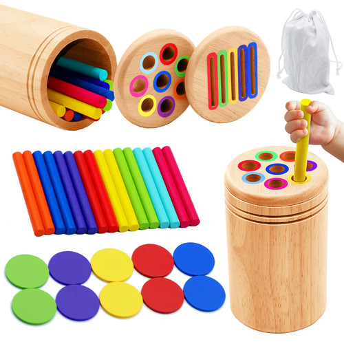 Montessori wooden color - wooden,