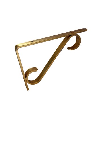 Gold hanging hook bracket - gold,