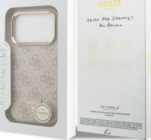Guess triangle logo case - guess,