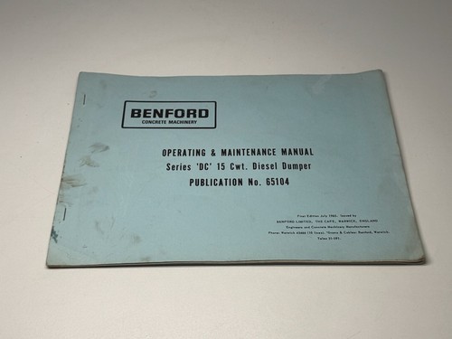 Original 1965 benford series - original,