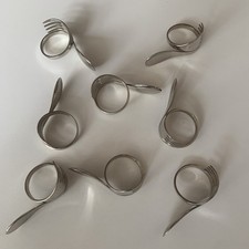 Eight Napkin Rings. Amazing Design. Good Enough For Any Occasion.