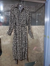 Black Floral Long Sleeve Dress
