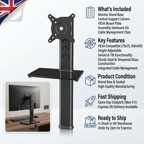 Adjustable lcd monitor - adjustable, riser
