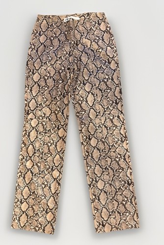 Bershka faux leather snakeskin - bershka,