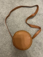 Ladies Brown Stitched Handbag