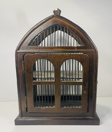 Vintage domed wood bird - vintage,