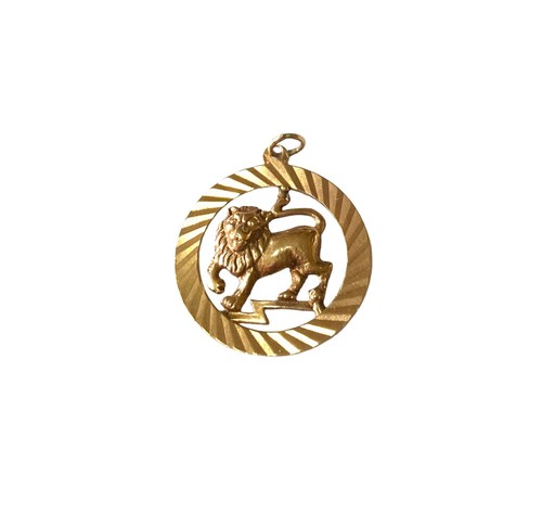 9ct vintage leo charm - vintage, /
