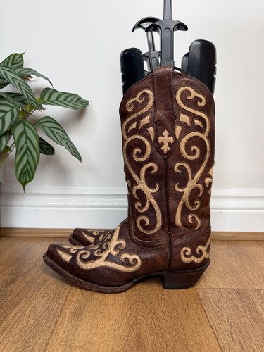 Vintage tony lama cowboy boots - tony,