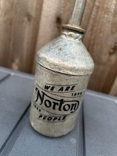 Vintage Oil Can - Norton motorcycles