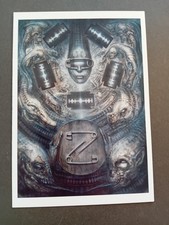 H R Giger Art Postcard