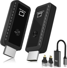 TOUYINGER Wireless HDMI Transmitter & Receiver 1080P@60Hz HDMI Wireless Extender