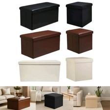 Folding Storage Box Faux