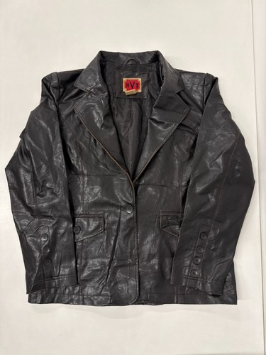 Vintage retro leather - , jacket