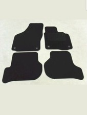 VW Golf Mk5 2004-09. Tailored Fit Car Mats Black. Oval Fixing Type