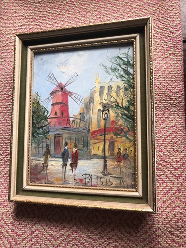 Vintage oil painting - vintage,
