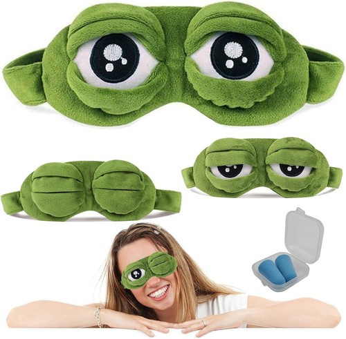 Cute frog eye mask - eye,