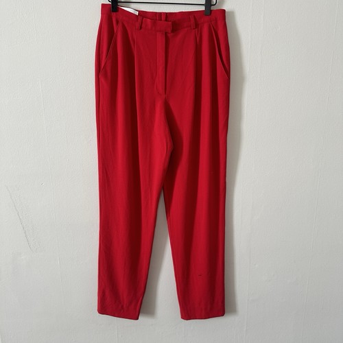 Vintage escada red trousers - escada,