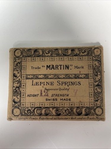 Lepine springs swiss made - springs,