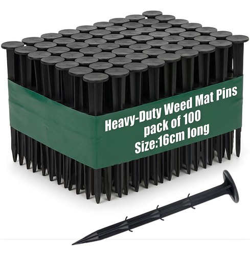Weed membrane pegs 100 pack - weed,