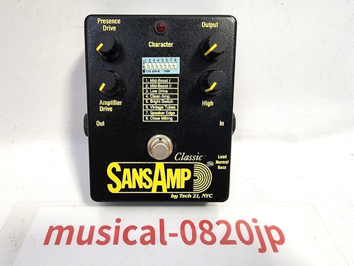 Tech21 sansamp classic black - classic,