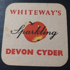 Whiteways cider beer mat - mat, uk