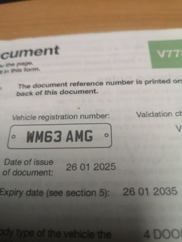 Amg private number plate - private,