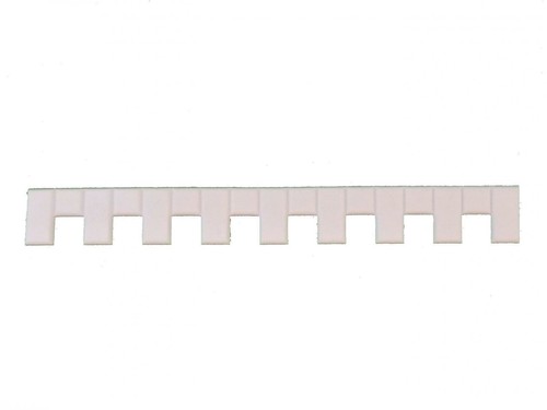 Dolls house white plastic - dolls,