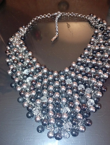 Jaeger necklace silver black - jaeger,