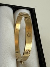 Vintage 9ct Solid Gold Bangle