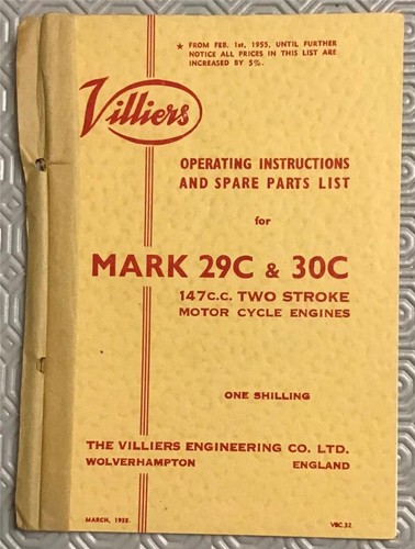 Villiers mark 29c - mark, 147cc
