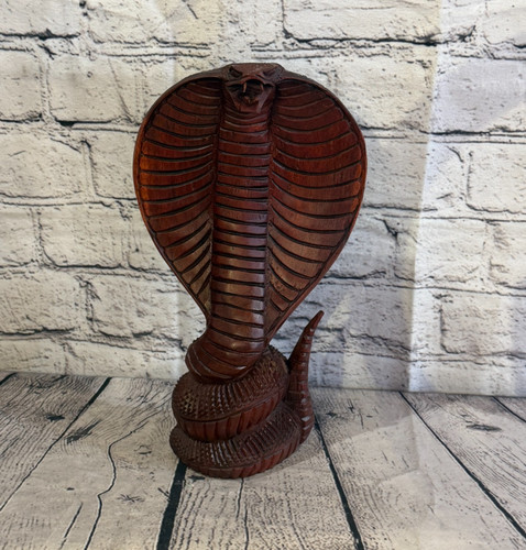 28cm 15cm wooden cobra - 15cm,
