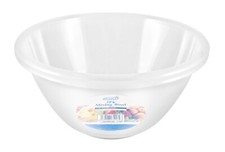 Clear plastic round mixing - 2x,