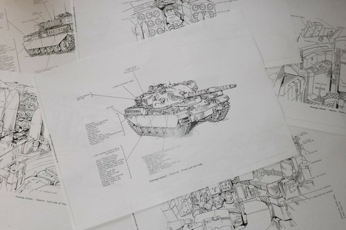 Chieftain gun tank - , 120mm