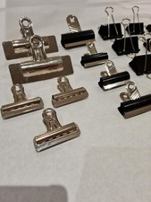 Strong bulldog Foldback Clips - Black and chrome colour. 