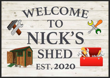 Personalised Sign Garden Shed