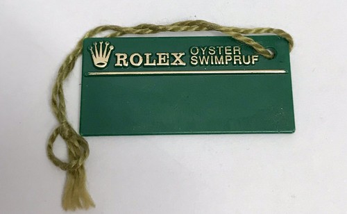 Rolex green tag hangtag oyster - green,