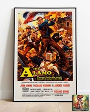 The Alamo John Wayne Repro Movie Poster - Up To 36"