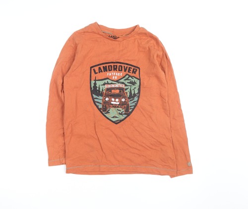 Fatface boys orange land rover - land,