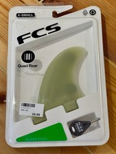 FCS GL Glass Flex, Side Bite Fins, XS, inc fin key.