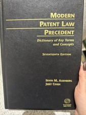 Modern Patent Law Precedent 17th Edition (2015) Hardcover
