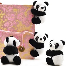2Pcs Plush Animal Clip Clip-On