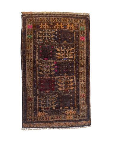 Afghan tribal rug - tribal,