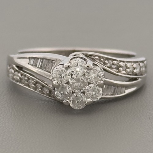 18ct white gold 1ct - 1ct, diamond