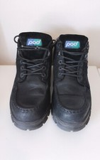 Vintage POD Original Shoes 11 Chunky Leather Black 90s 