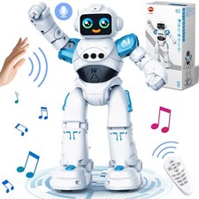 VATOS RC Robot Toys Smart Talking Voice Remote Control Robot Toy Toy for Age 3+