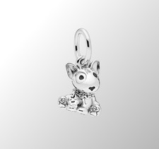 Bull Terrier Puppy Dog Dangle Charm 798010EN16