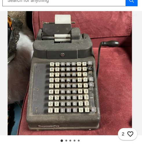 Burroughs vintage adding - burroughs,