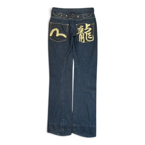 Vintage evisu jeans dark blue - evisu,
