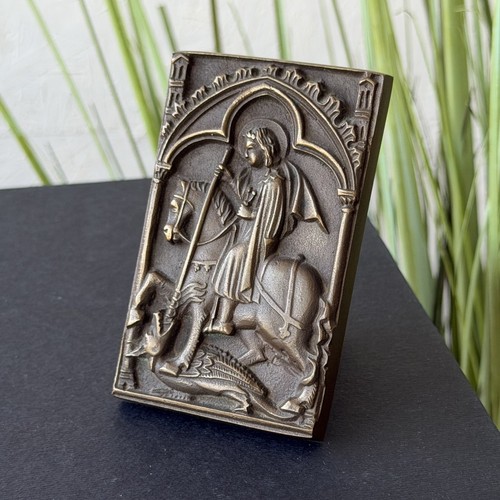 Antique bronze george - bronze,