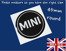 45mm MINI Resin 3D Domed Gel stick on Badge Classic or Modern Bonnet car custom 